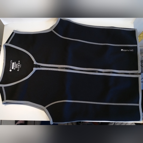 SAUNAFX Men's Neoprene Slimming Vest. SaunaFX Vest. Sauna Vest for Men. - Picture 2 of 4